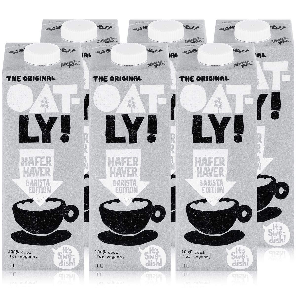 Oatly – Haferdrink Barista Edition – Packung mit 6 (6 x 1 liter)